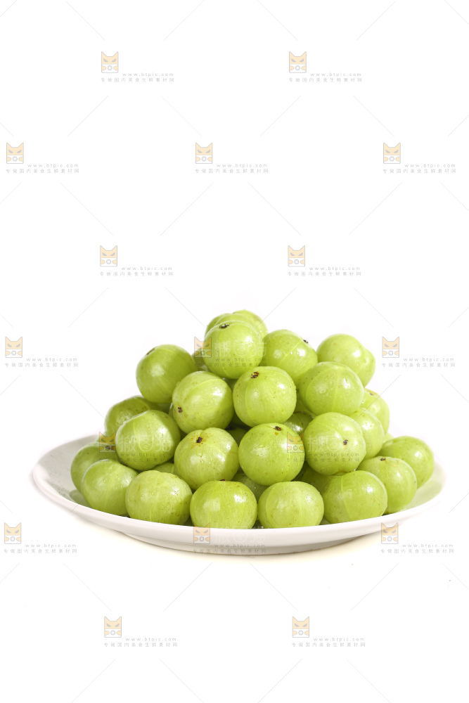 白底上的潮汕油甘果