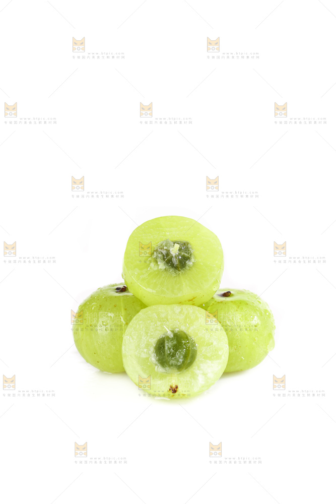 白底上的潮汕油甘果