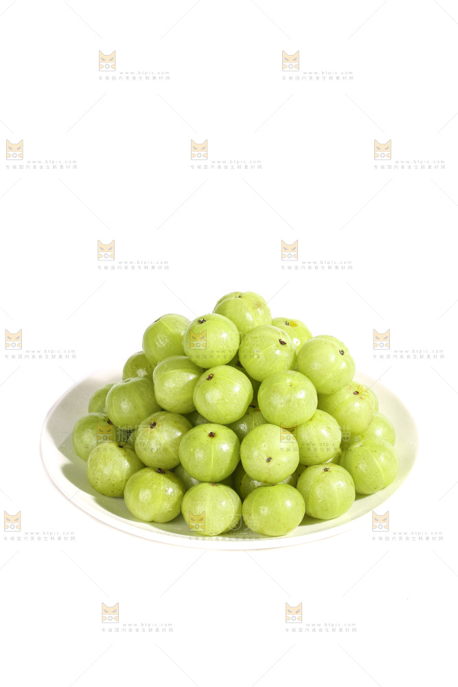 白底上的潮汕油甘果