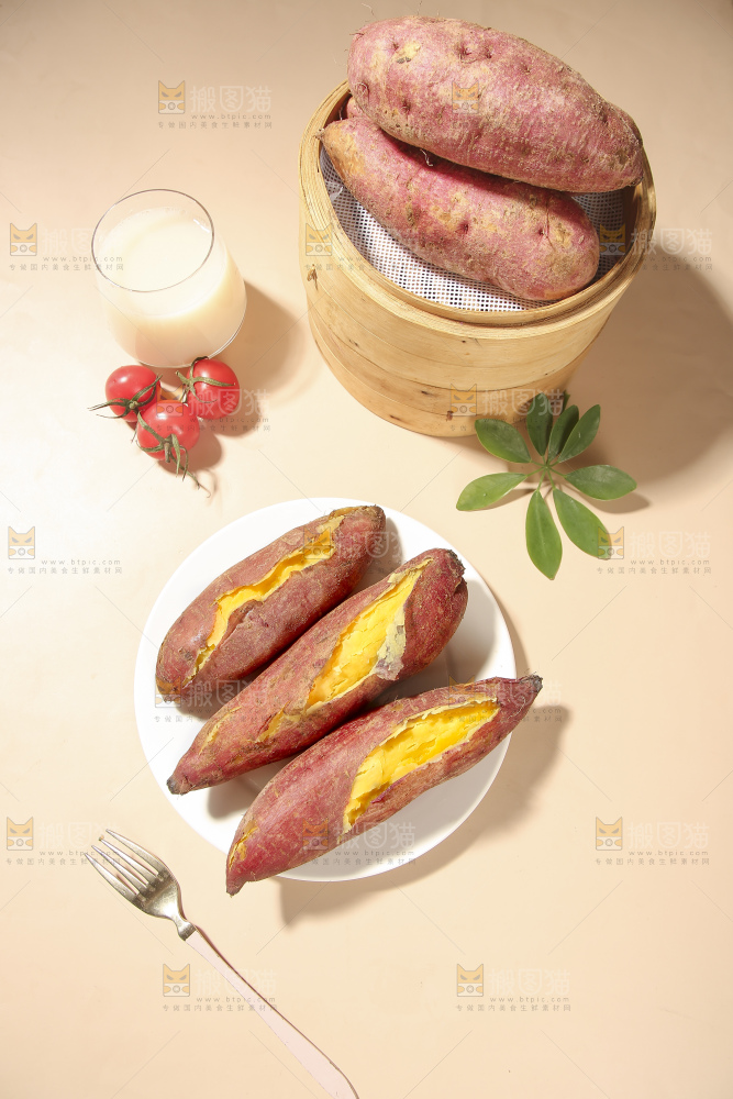 深底上的板栗红薯