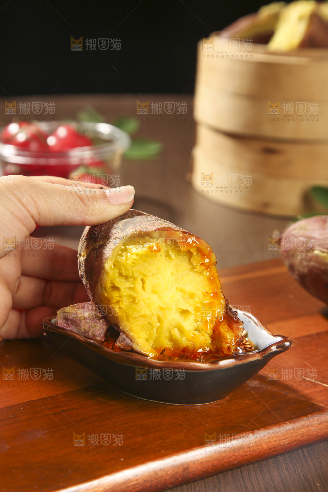 深底上的板栗红薯