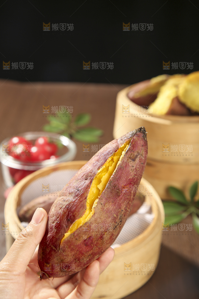 深底上的板栗红薯