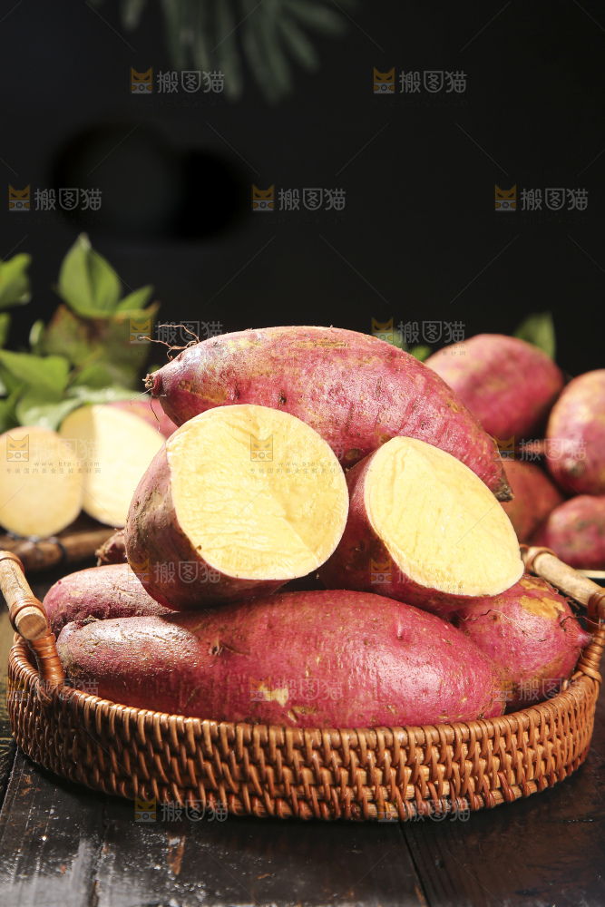 深底上的板栗红薯