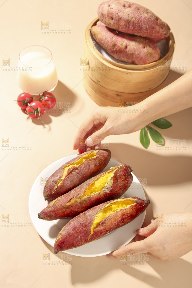 深底上的板栗红薯
