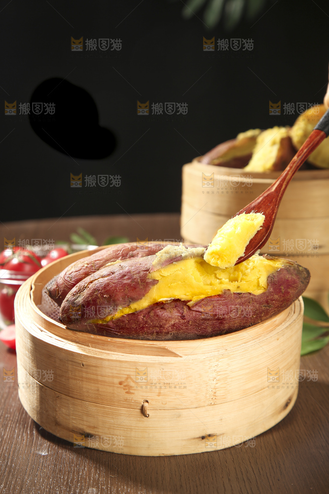 深底上的板栗红薯