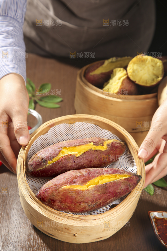 深底上的板栗红薯