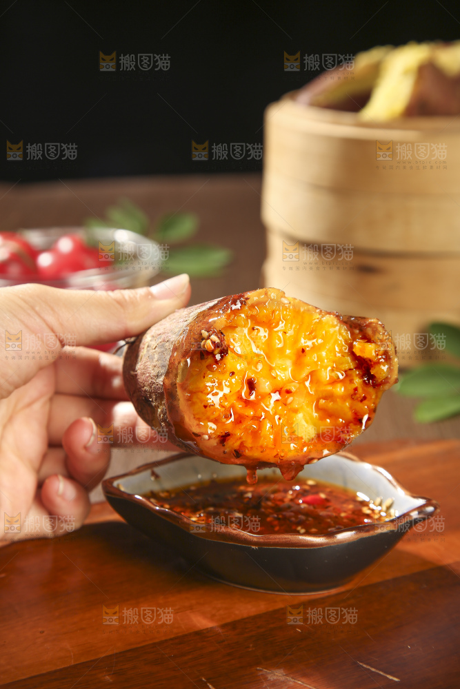 深底上的板栗红薯