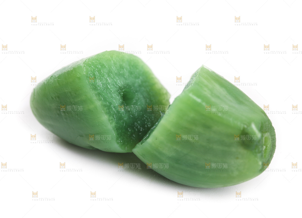白底上的腊八蒜