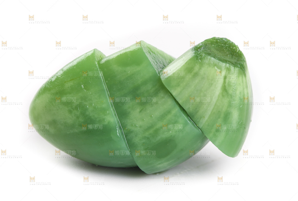 白底上的腊八蒜
