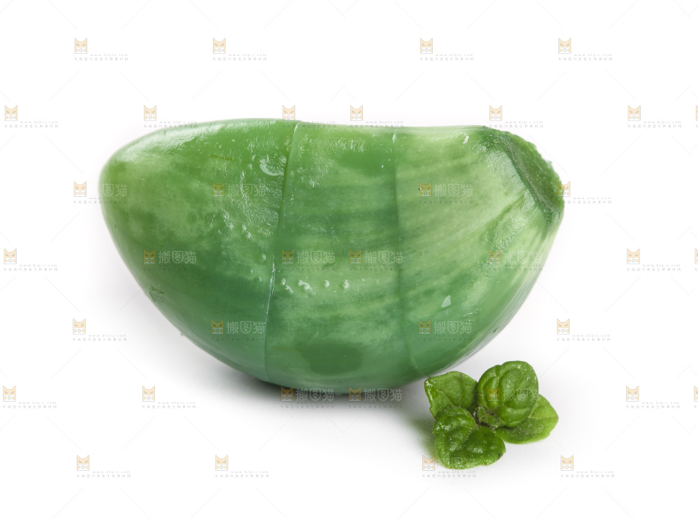 白底上的腊八蒜