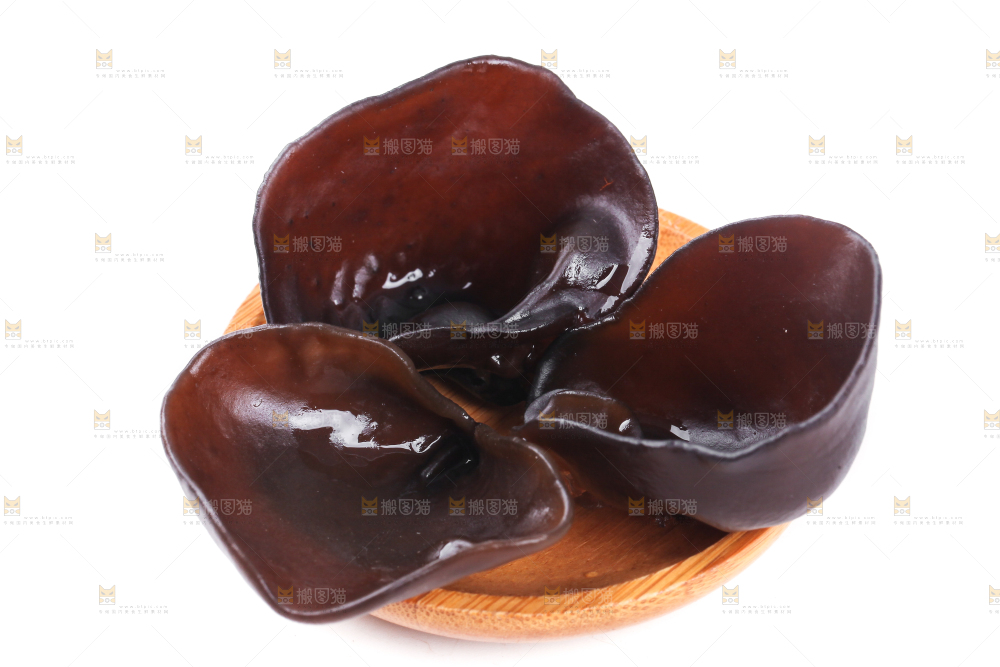 白底上的小碗耳
