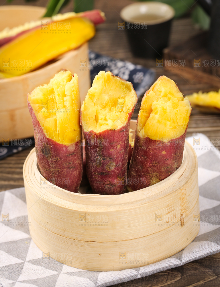 深底上的板栗红薯