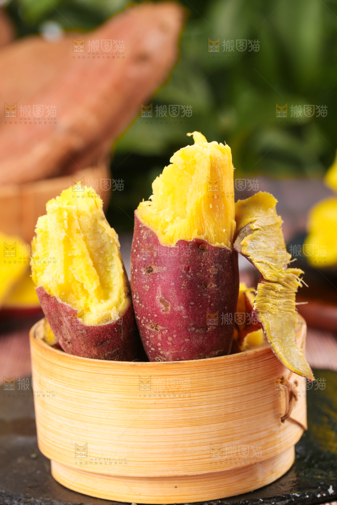 深底上的板栗红薯