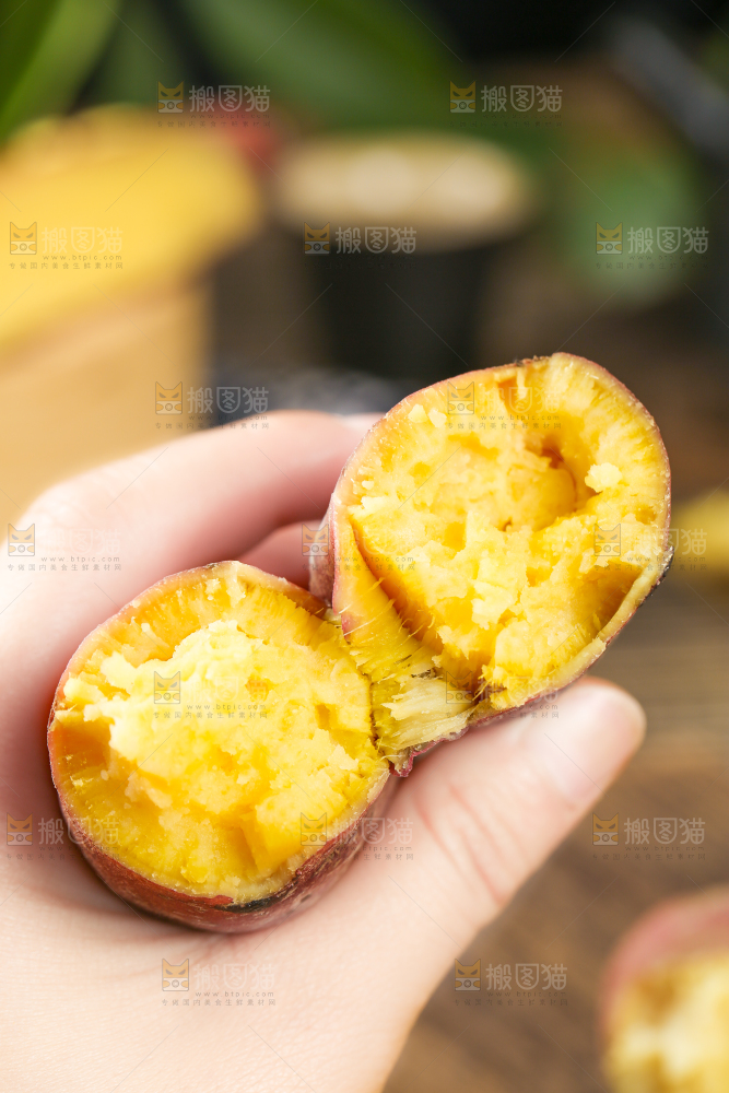 深底上的板栗红薯