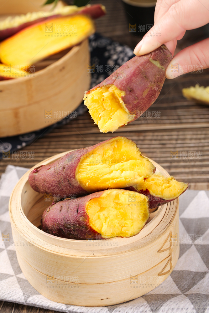 深底上的板栗红薯