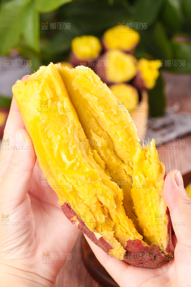 深底上的板栗红薯