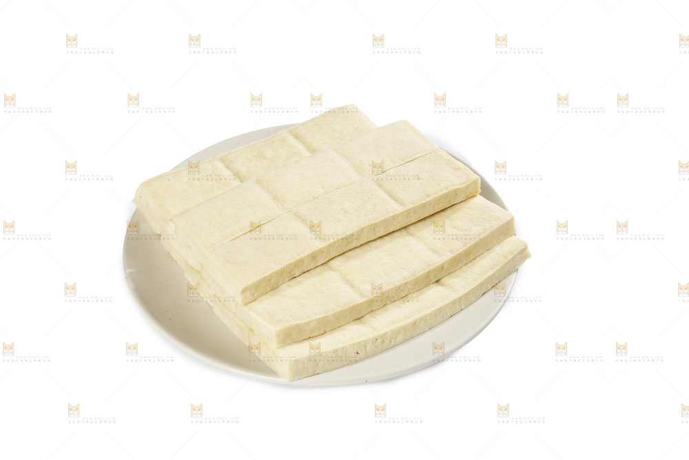 白底上的包浆豆腐