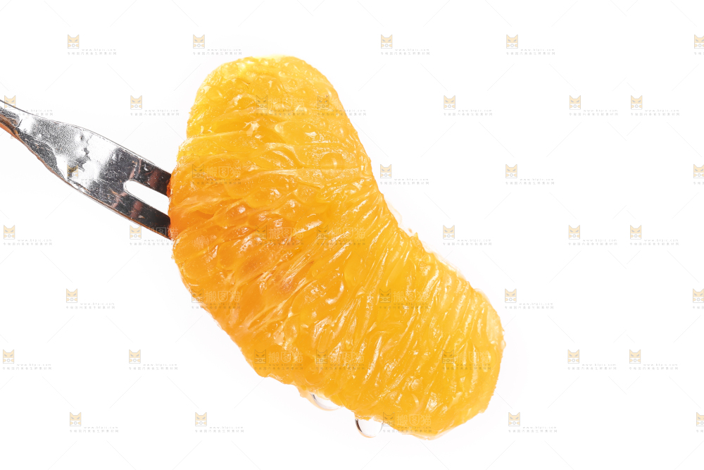 白底上的丑橘