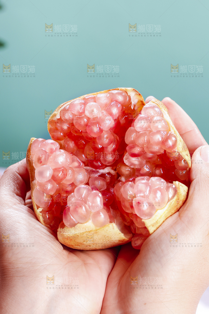 浅底上的蒙自石榴