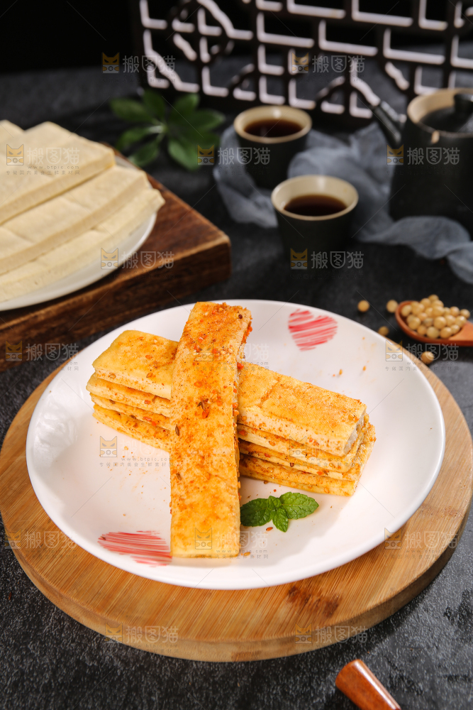深底上的包浆豆腐