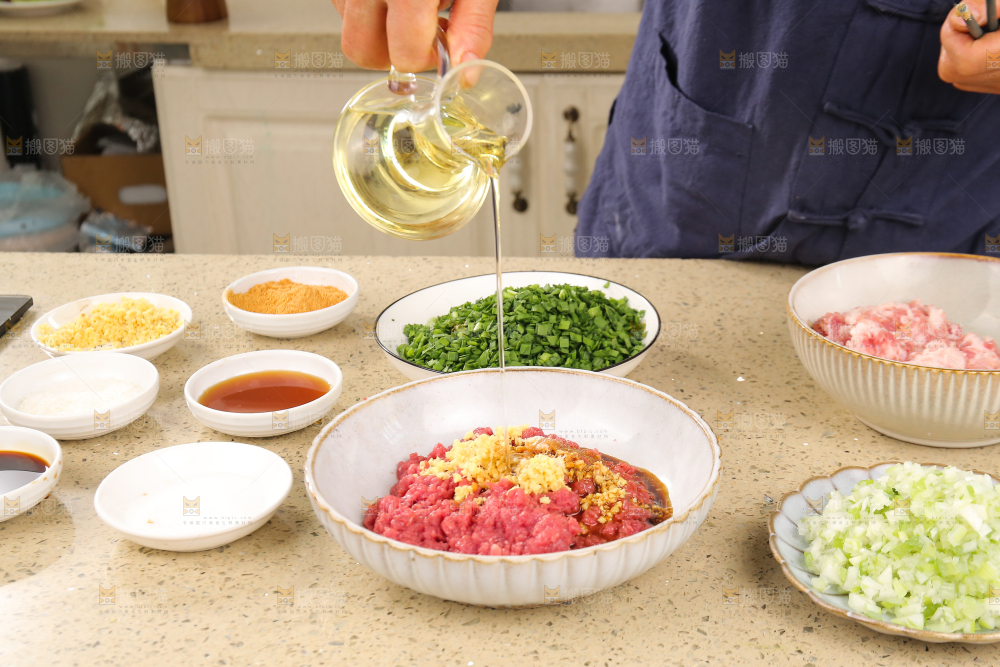 手工牛肉饺子制作