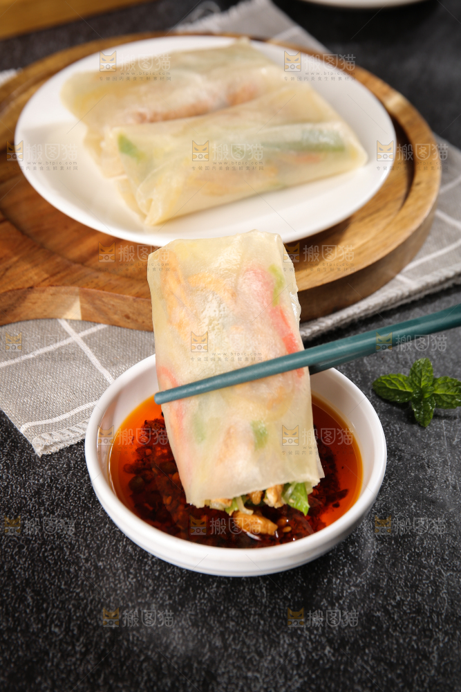 深底上的筋饼卷
