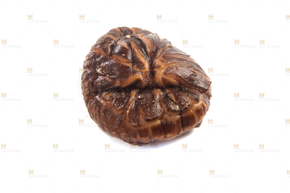 白底上的干香菇