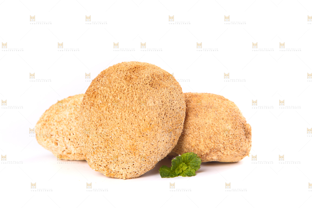 白底上的猴头菇