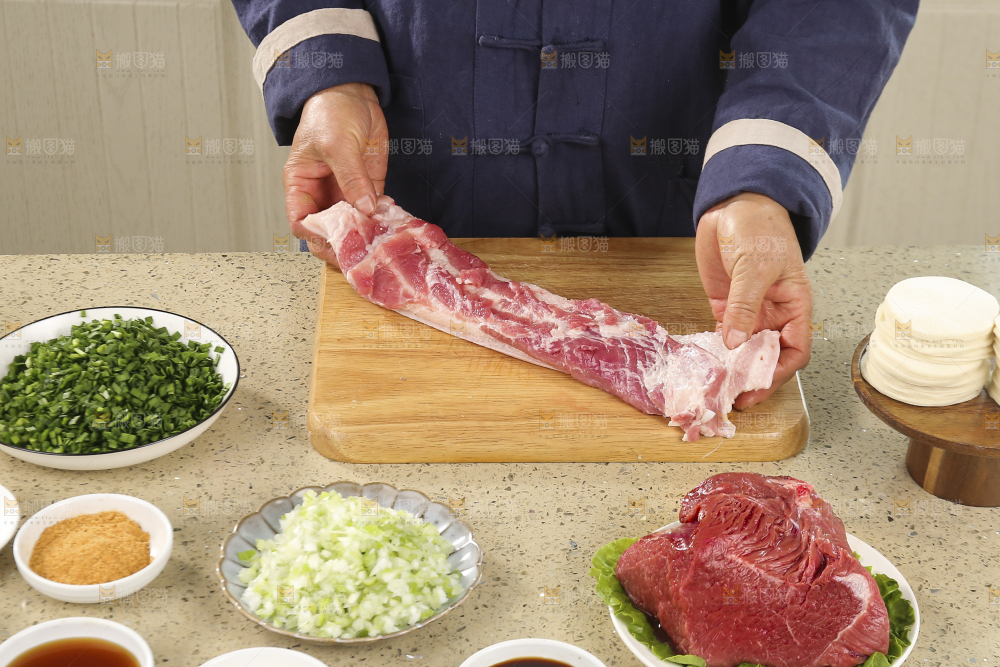 手工牛肉饺子制作