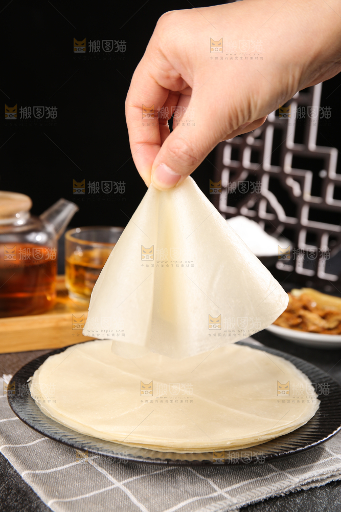 深底上的筋饼皮