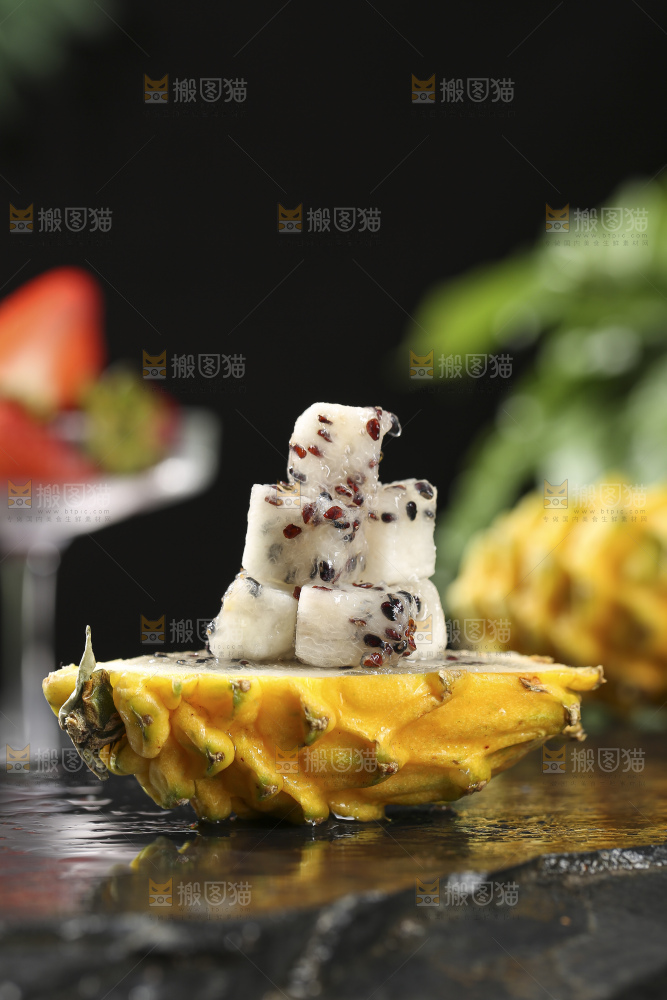 深底上的燕窝果