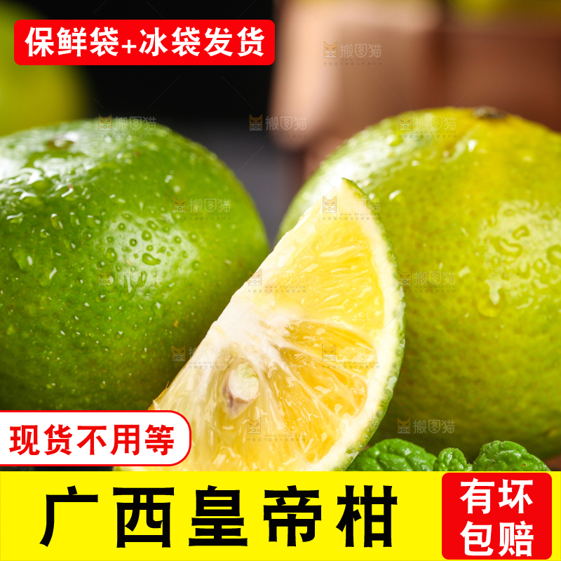 黑底上的广西皇帝柑