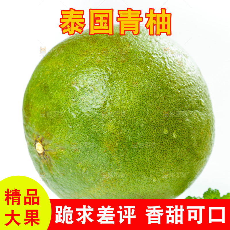 白底上的泰国青柚