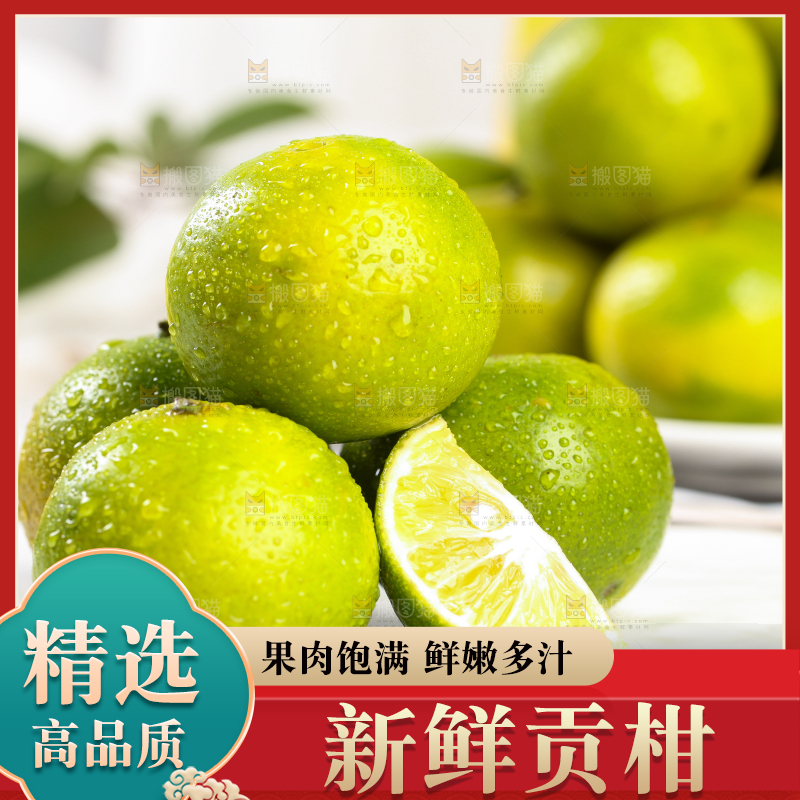 白底上的武鸣皇帝柑