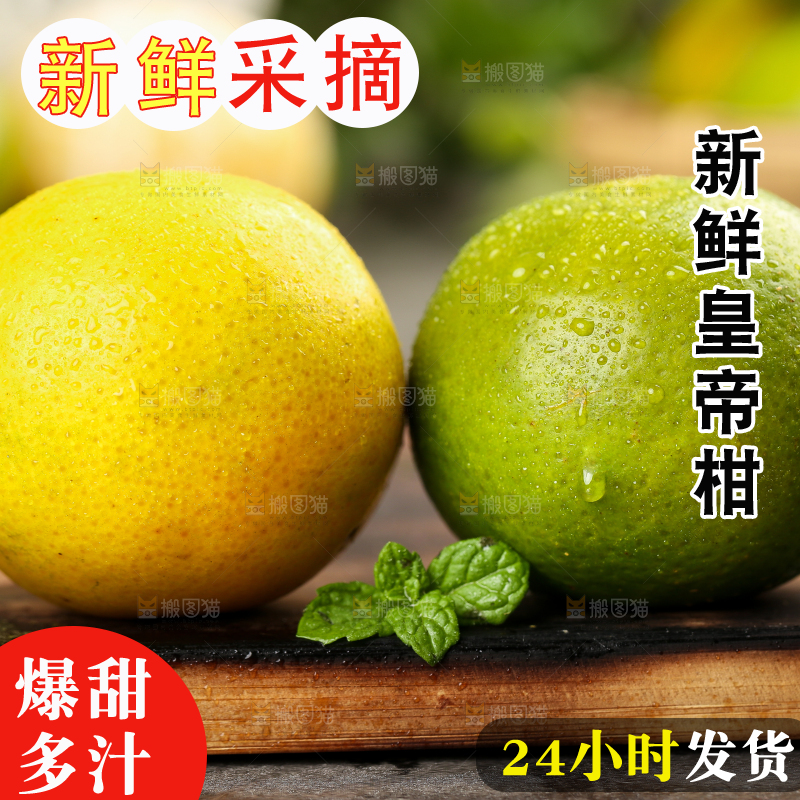 木板上的贡柑