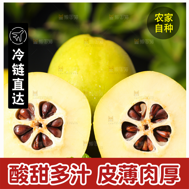 深底上的酸木瓜