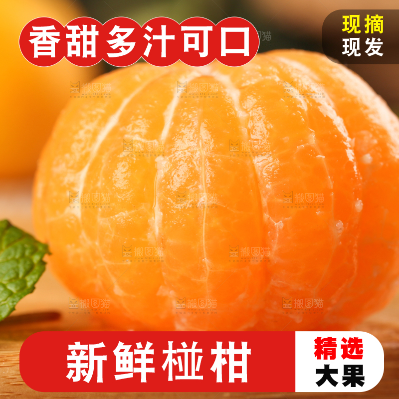 木底上摆放着椪柑
