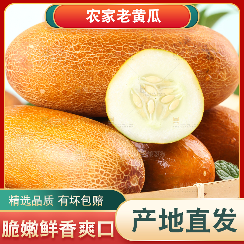 篮子里装着黄皮黄瓜