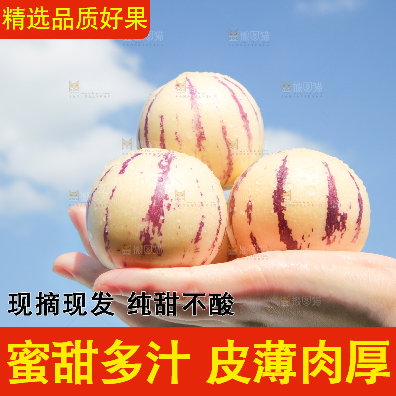 手拿人参果