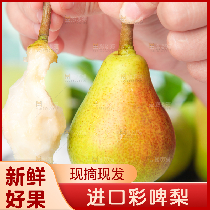 手拿太婆梨果核