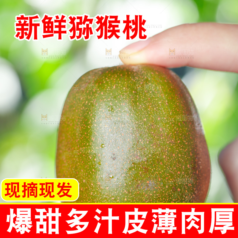 手拿猕猴桃
