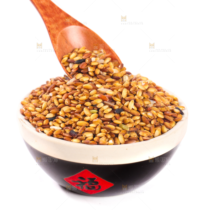 勺子里的黄香米
