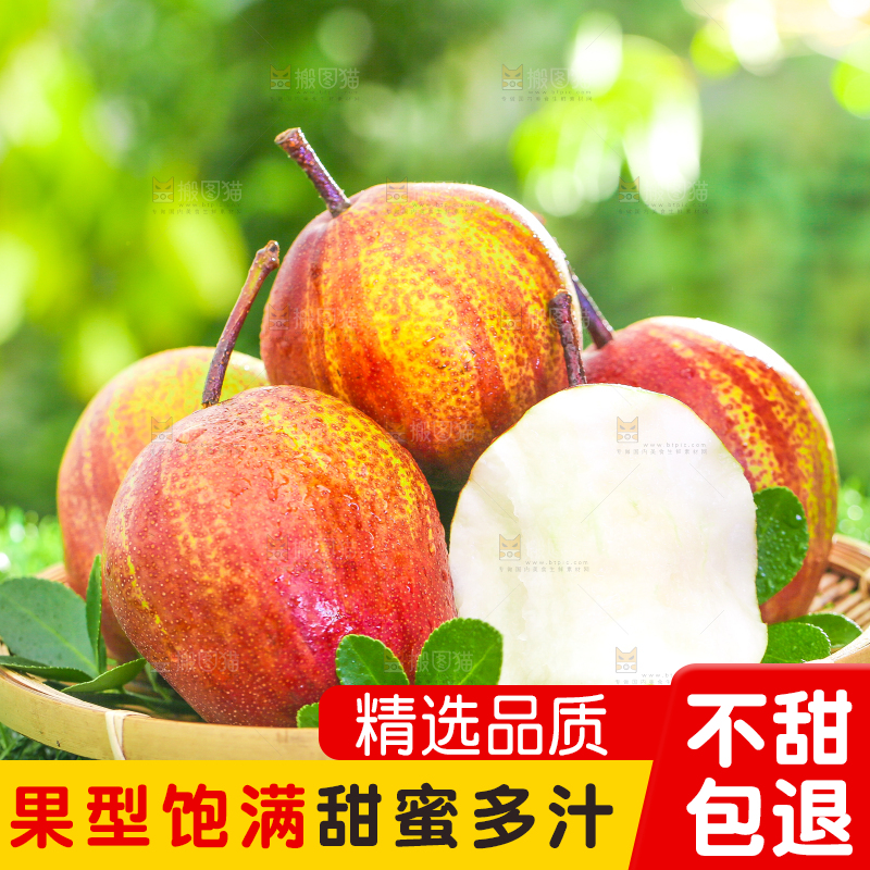 切开的彩虹梨放在草地上