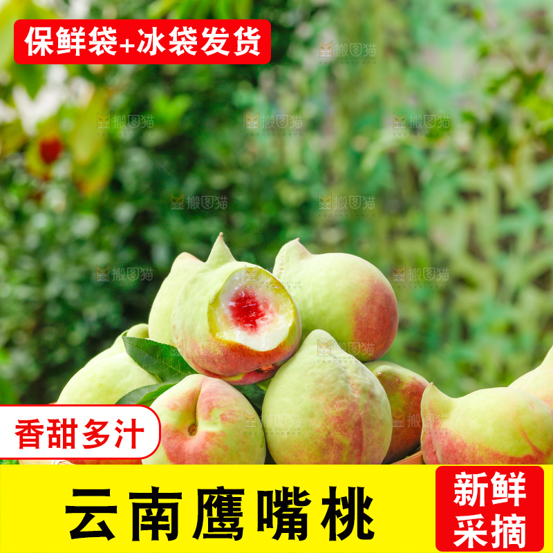 草地上的鹰嘴桃