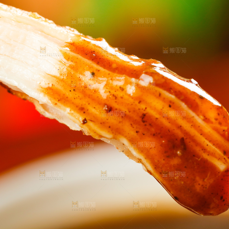 鸡排蘸酱