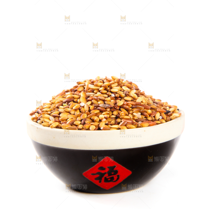 白底上的黄香米