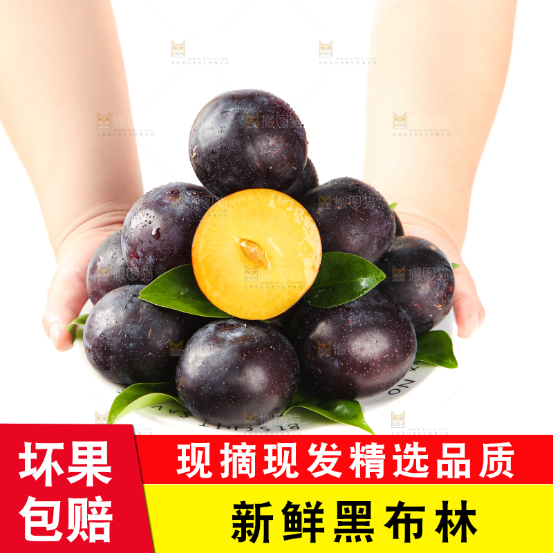 白底上手端一盘黑布林