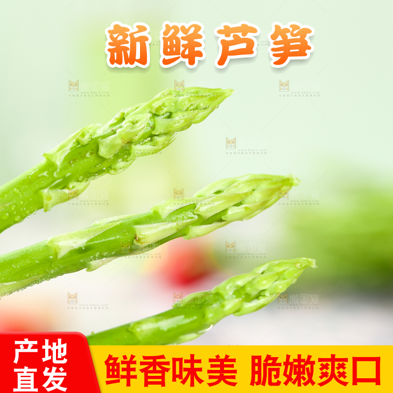木底上的青芦笋