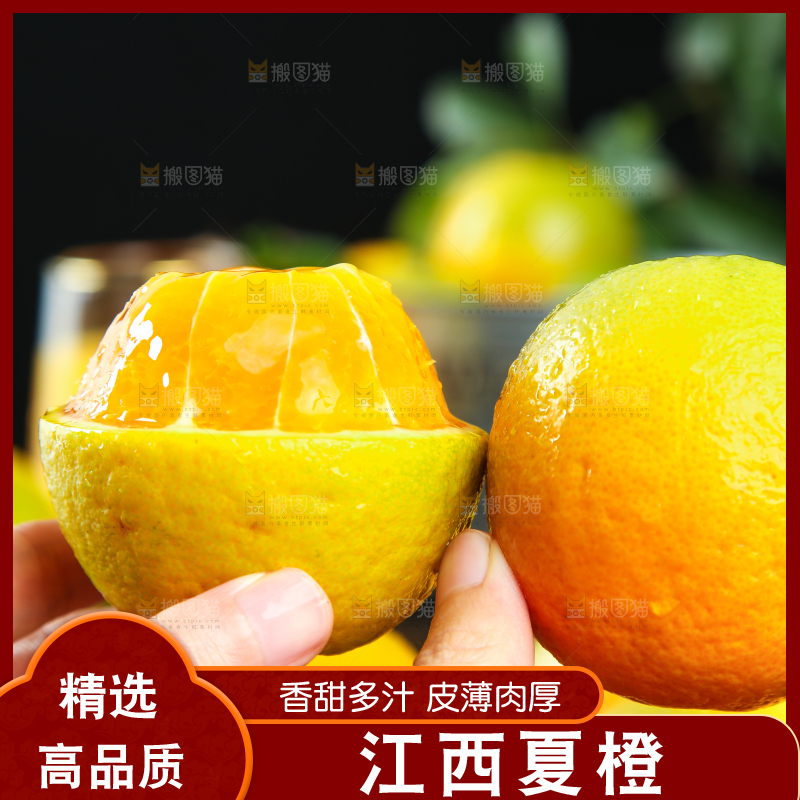 木底上的秭归夏橙