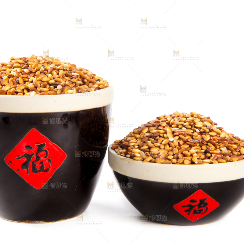 白底上的黄香米